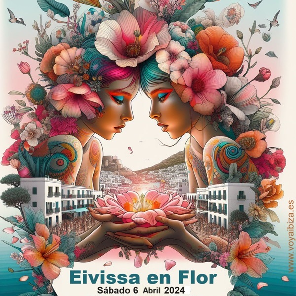 Fiesta Eivissa en Flor 2024. Talleres florales, food trucks, La Verbenita