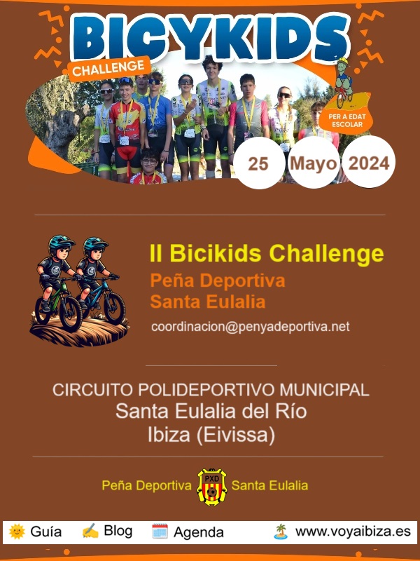 II Bicikids Challenge Peña Deportiva Santa Eulalia, Ibiza
