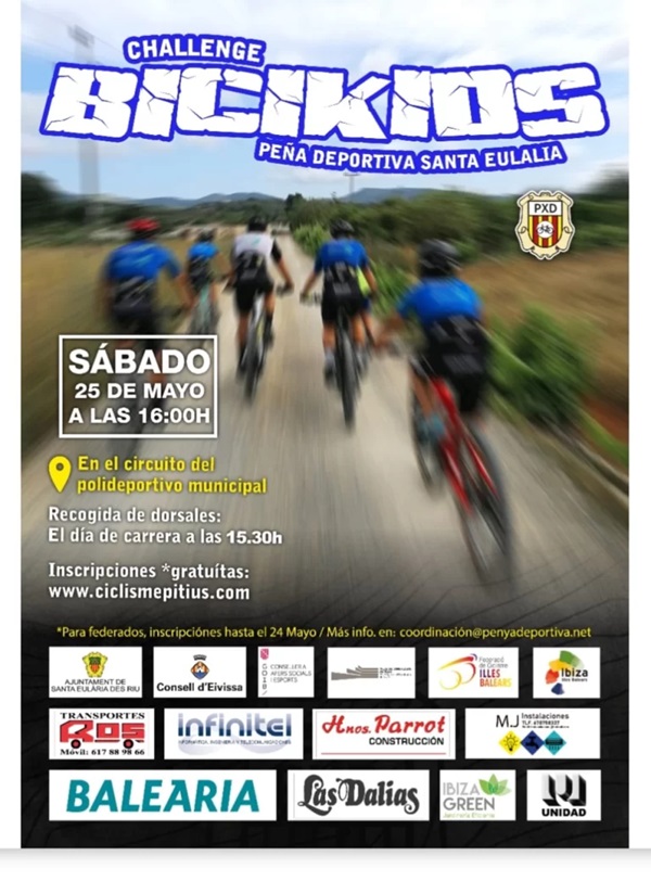 II Bicikids Challenge Peña Deportiva Santa Eulalia, Ibiza (Eivissa)