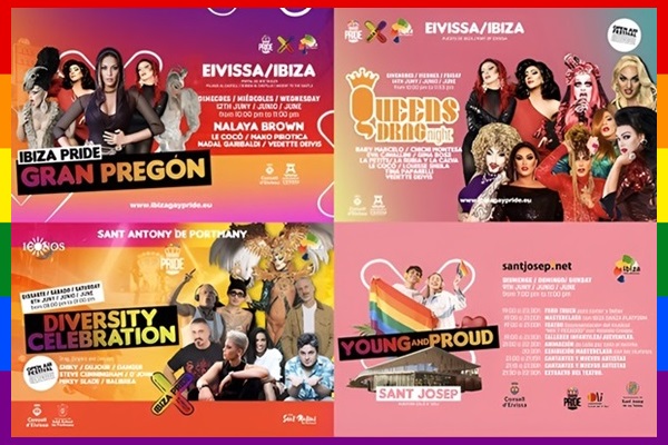 Ibiza Pride 2024: Ibiza (Eivissa), Sant Antoni, Sant Josep