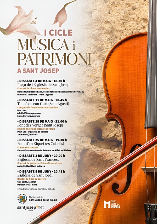 Cicle Música i Patrimoni a Sant Josep 2024. I Edición