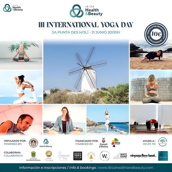 Cartel Oficial III Edición Yoga en Ibiza