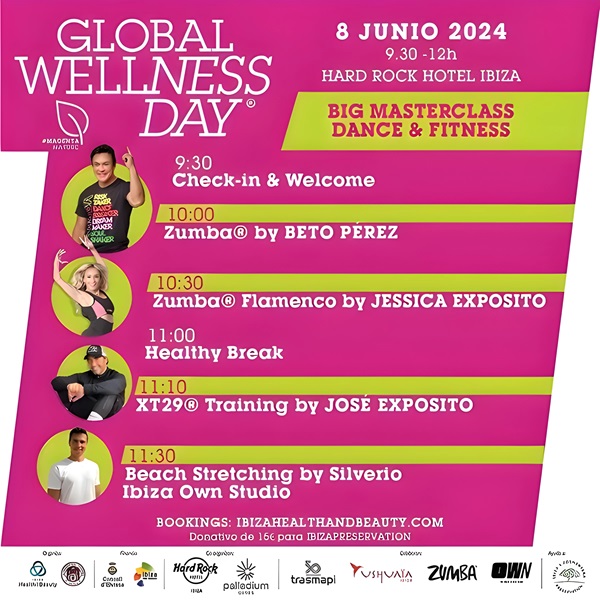 Global Wellness Day. Hard Rock Hotel Ibiza, 8 Junio 2024