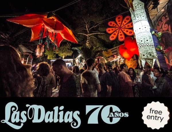 Las Dalias Ibiza: Ambiente nocturno