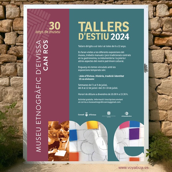 Tallers d'Estiu 2024 Can Ros, Santa Eulalia, Ibiza (Eivissa)