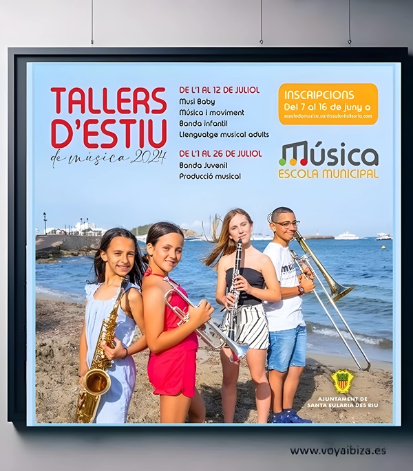 Talleres de Verano Escuela de Música 2024. Santa Eulalia, Ibiza (Eivissa)