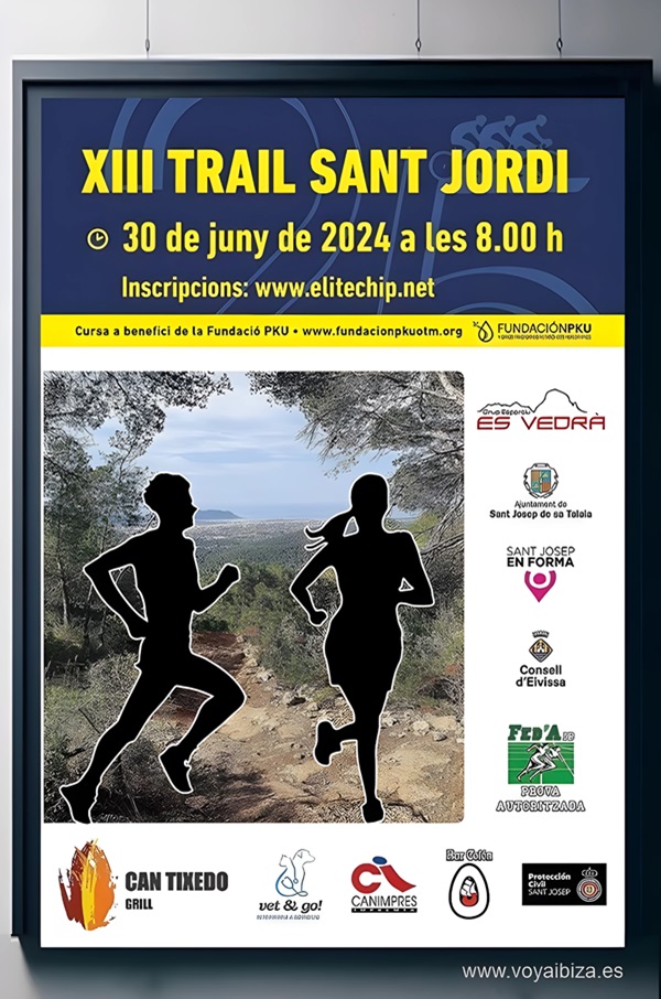 Trail de Sant Jordi 2024, Sant Josep, Ibiza (Eivissa)