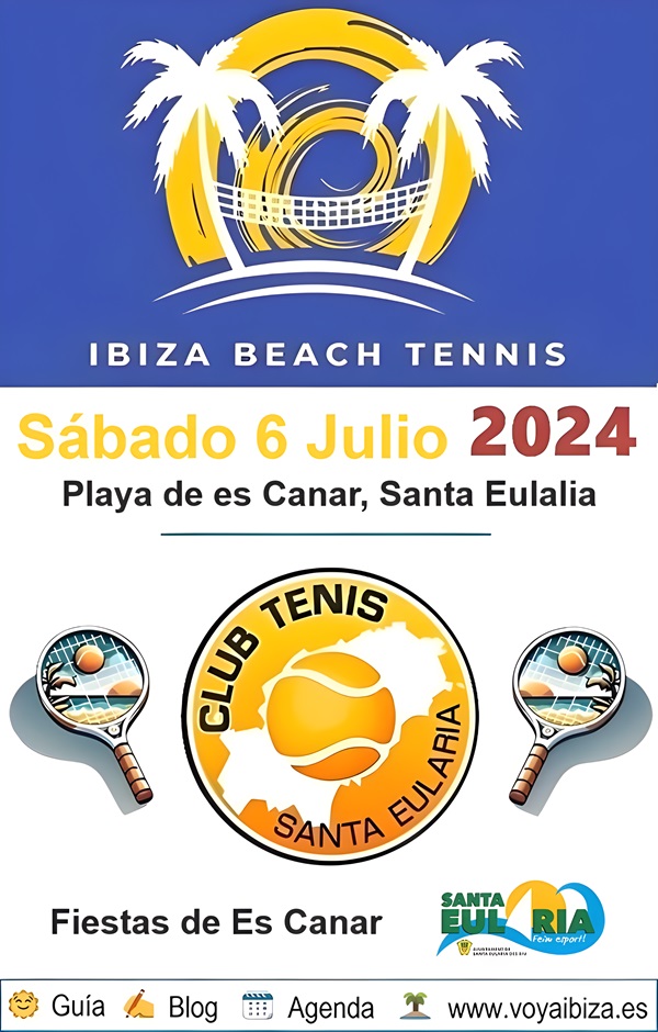 Torneo Tenis Playa Fiestas de Es Canar 2024, Santa Eulalia, Ibiza (Eivissa)
