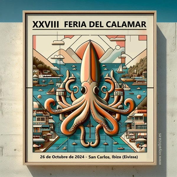 XXVIII Feria Gastronómica del Calamar. San Carlos (Santa Eulalia), Ibiza (Eivissa). Fira del Calamar