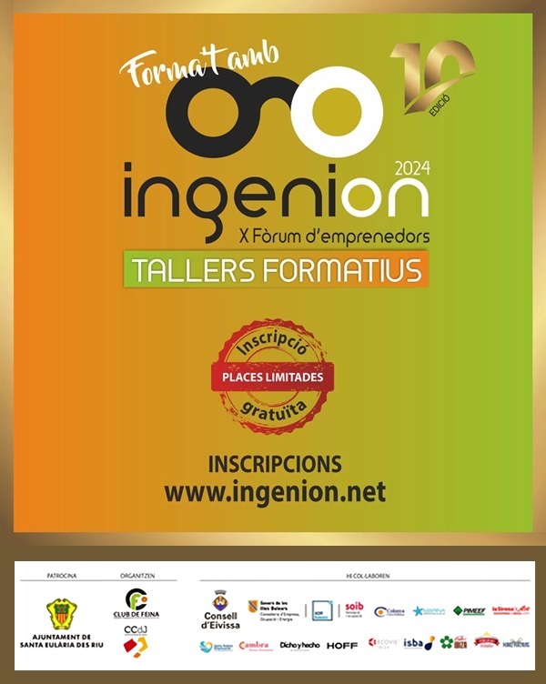 Talleres formativos Ingenion Ibiza 2024. Santa Eulalia del Río