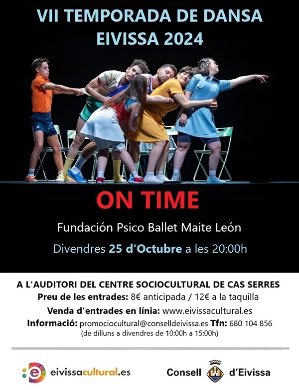 VII Temporada de Danza en Ibiza: On Time (Fundación Psico Ballet Maite León)