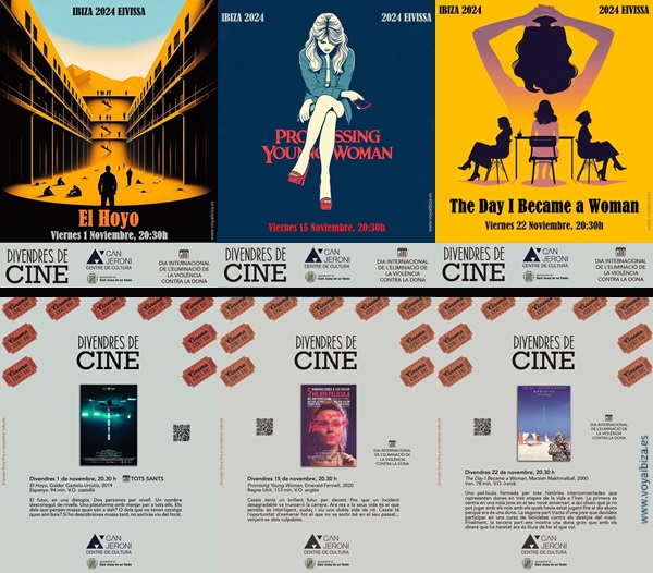 Viernes de Cine Noviembre 2024 en Sant Josep, Ibiza (Eivissa)