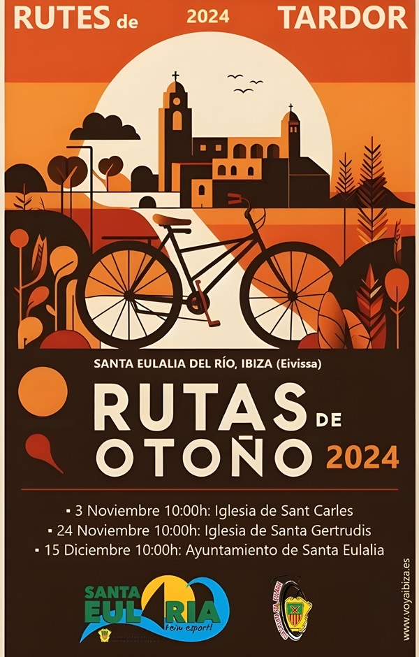 Rutas de otoño 2024 Rutes de Tardor. Santa Eulalia, Ibiza (Eivissa)