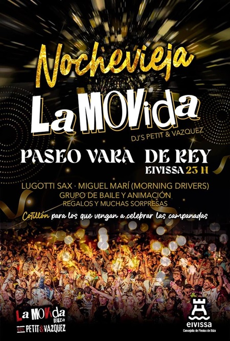 Nochevieja Ibiza. 2023 - 2024. La Movida Ibiza