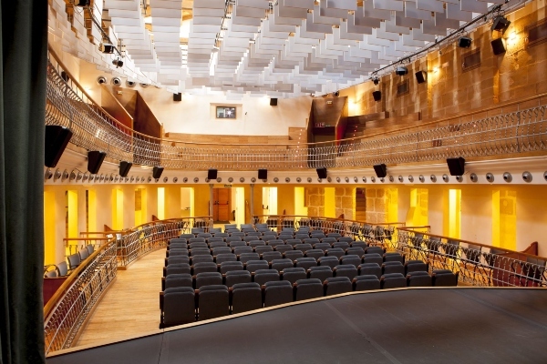Teatro España, Santa Eulalia del Río, Ibiza: Vista desde el escenario