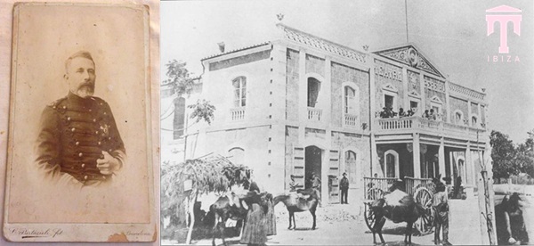 El Comandante Pereyra y el teatro en su inauguración en 1899
