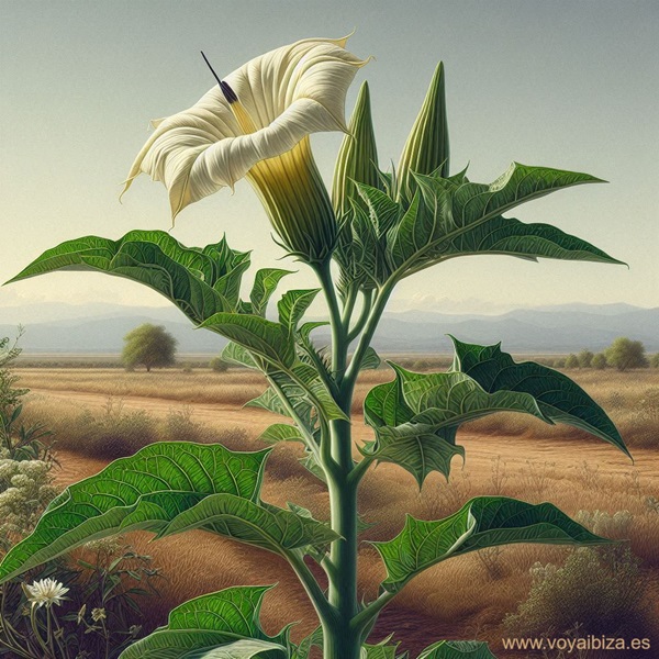 Estramonio (Datura Stramonium): Imagen de la planta