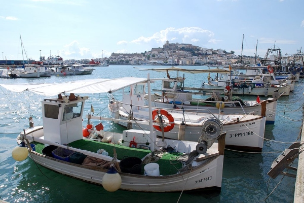 Muelle de pescadores de Ibiza