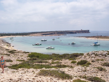 Vista zona de Formentera