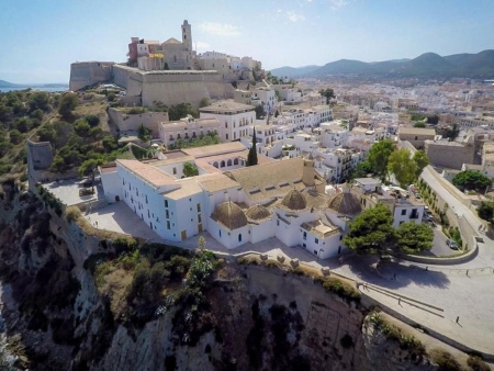 Vista aérea de Dalt Vila, Ibiza