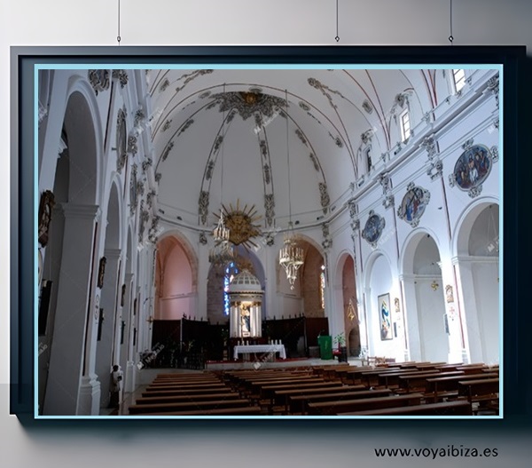 Interior de la Catedral de Ibiza