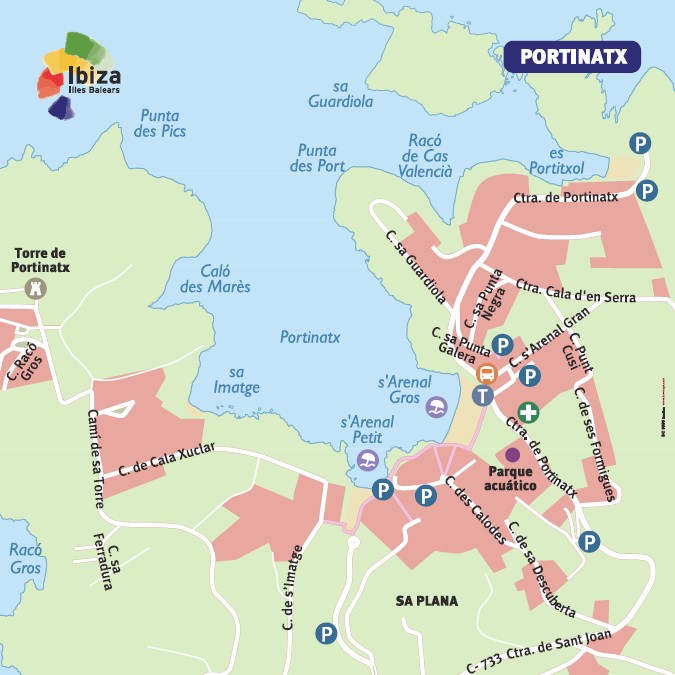 Mapa Portinatx